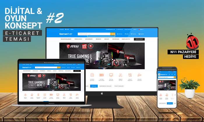 Dijital Oyun E-Ticaret Sitesi