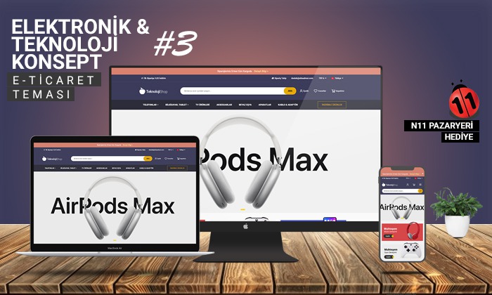 Teknoloji & Elektronik E-Ticaret Sitesi